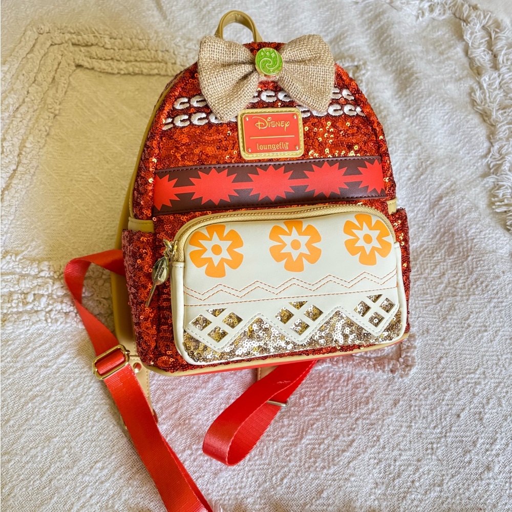Loungefly Disney Princess Moana Sequin Mini Backpack